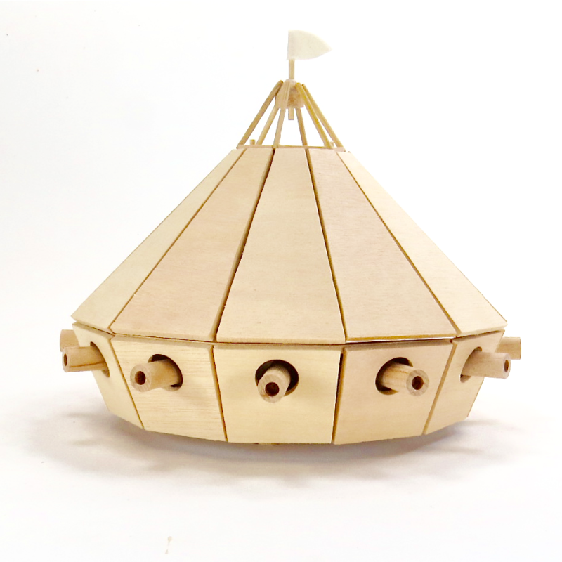 Pathfinders - Leonardo Da Vinci Tank Wooden Construction Kit