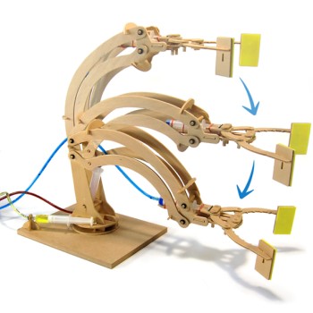 Pathfinders - Wooden Hydraulic Robotic Arm