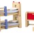 Plan Toys 7304  - Wooden Children's Room - Neo