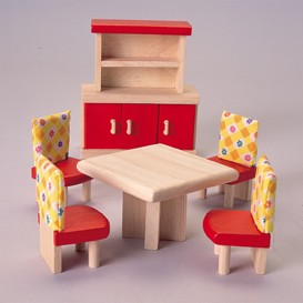 PlanToys 7306  - Wooden Dinning Room Furniture - Neo