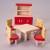 PlanToys 7306  - Wooden Dinning Room Furniture - Neo