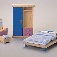 PlanToys 7309  - Wooden Bedroom Furniture - Neo
