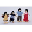 Plan Toys 7417 - Asian Doll Family