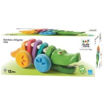 Plan Toys 1416 - Dancing Rainbow Alligator