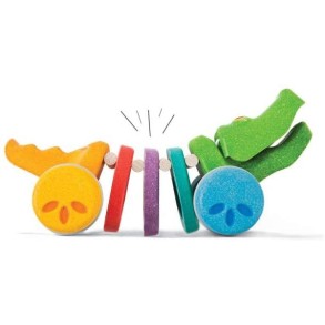 Plan Toys 1416 - Dancing Rainbow Alligator
