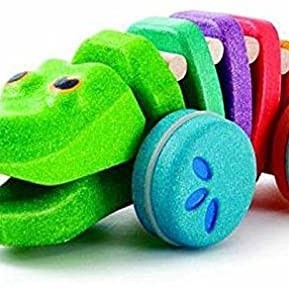 Plan Toys 1416 - Dancing Rainbow Alligator