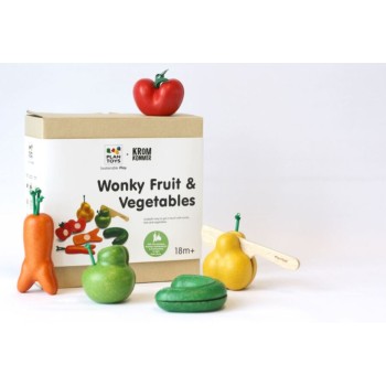 Plan Toys 3495 - Wonky Fruit & Vegetables