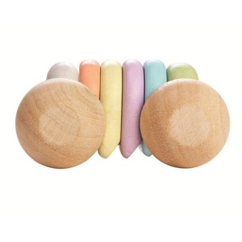 Plan Toys 5254 - Wooden Baby Car Pastel