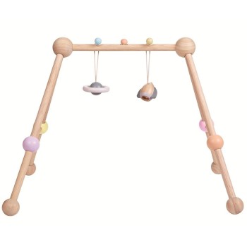 Plan Toys 5260 - Wooden Baby Play Gym Pastel