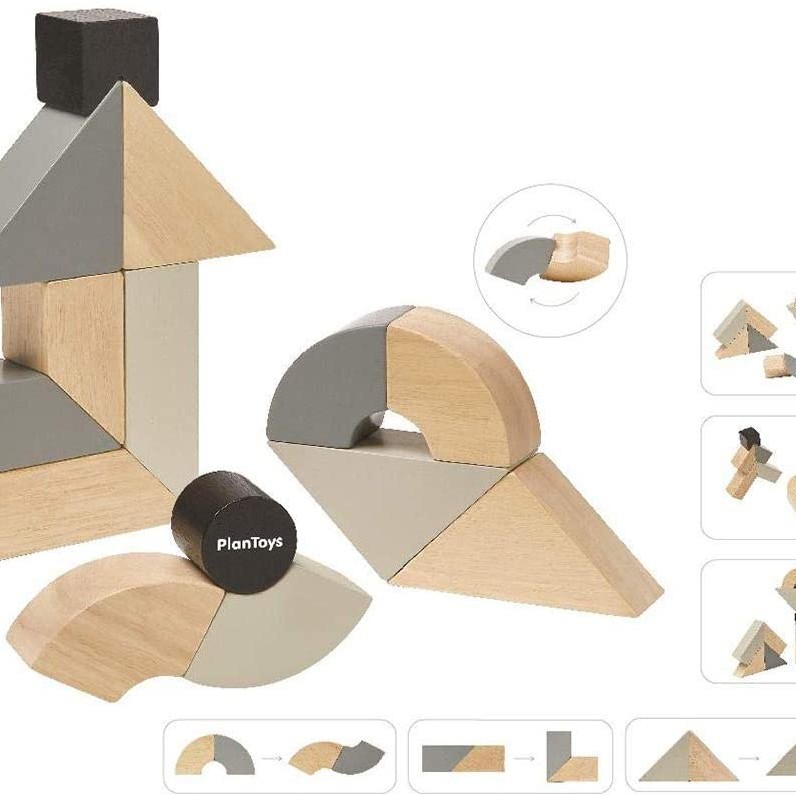Plan Toys 5508 - Twisted Blocks