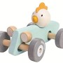 Plan Toys 5716 - Chicken Racing Car Wooden 
