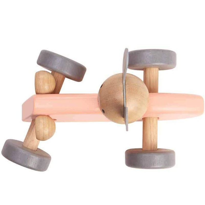 Plan Toys 5717 - Bunny Racing Car Wooden 