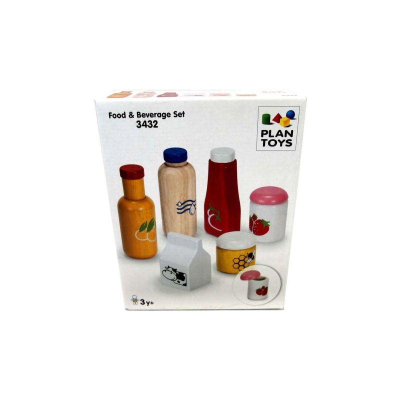 Plan Toys - Food and Beverage Set