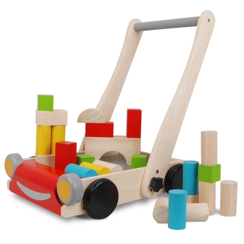 PlanToys 5123 - Wooden Baby Walker