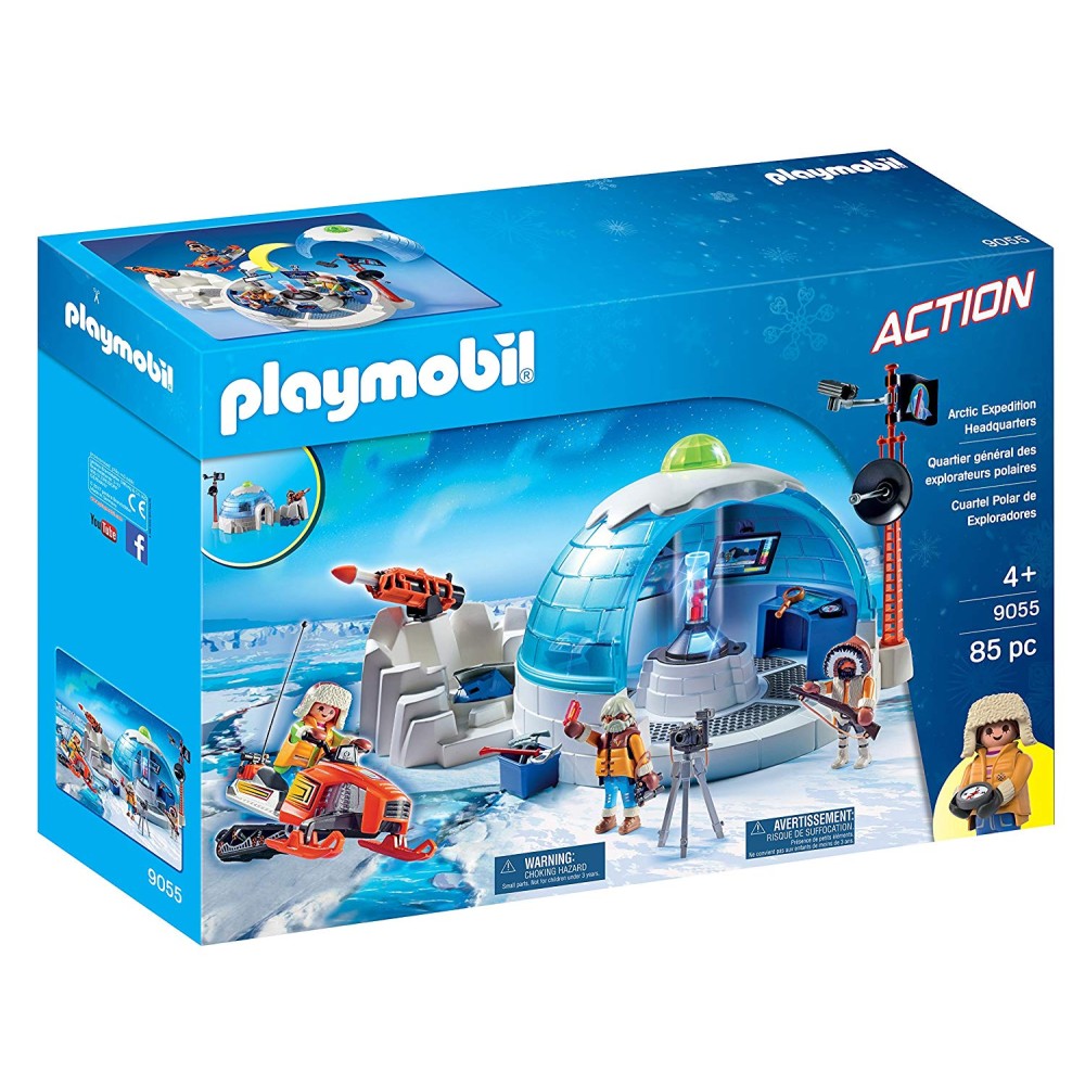Playmobil 9055 Arctic Expedition Headquarters - Action