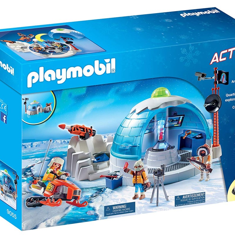 Playmobil 9055 Arctic Expedition Headquarters - Action