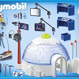 Playmobil 9055 Arctic Expedition Headquarters - Action