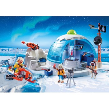 Playmobil 9055 Arctic Expedition Headquarters - Action