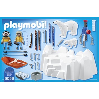Playmobil 9056 Arctic Explorers with Polar Bears - Action