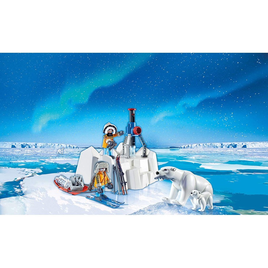 Playmobil 9056 Arctic Explorers with Polar Bears - Action