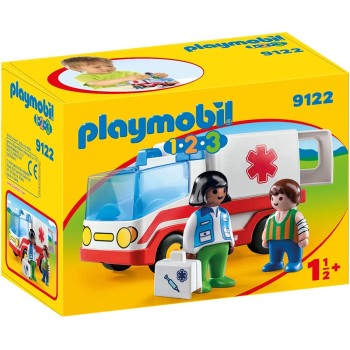 Playmobil 9122 - 1.2.3 Rescue Ambulance Truck