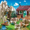 Playmobil 9126 - Rock Mountain Climbers with Cabin - Action