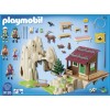 Playmobil 9126 - Rock Mountain Climbers with Cabin - Action