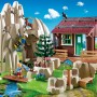 Playmobil 9126 - Rock Mountain Climbers with Cabin - Action