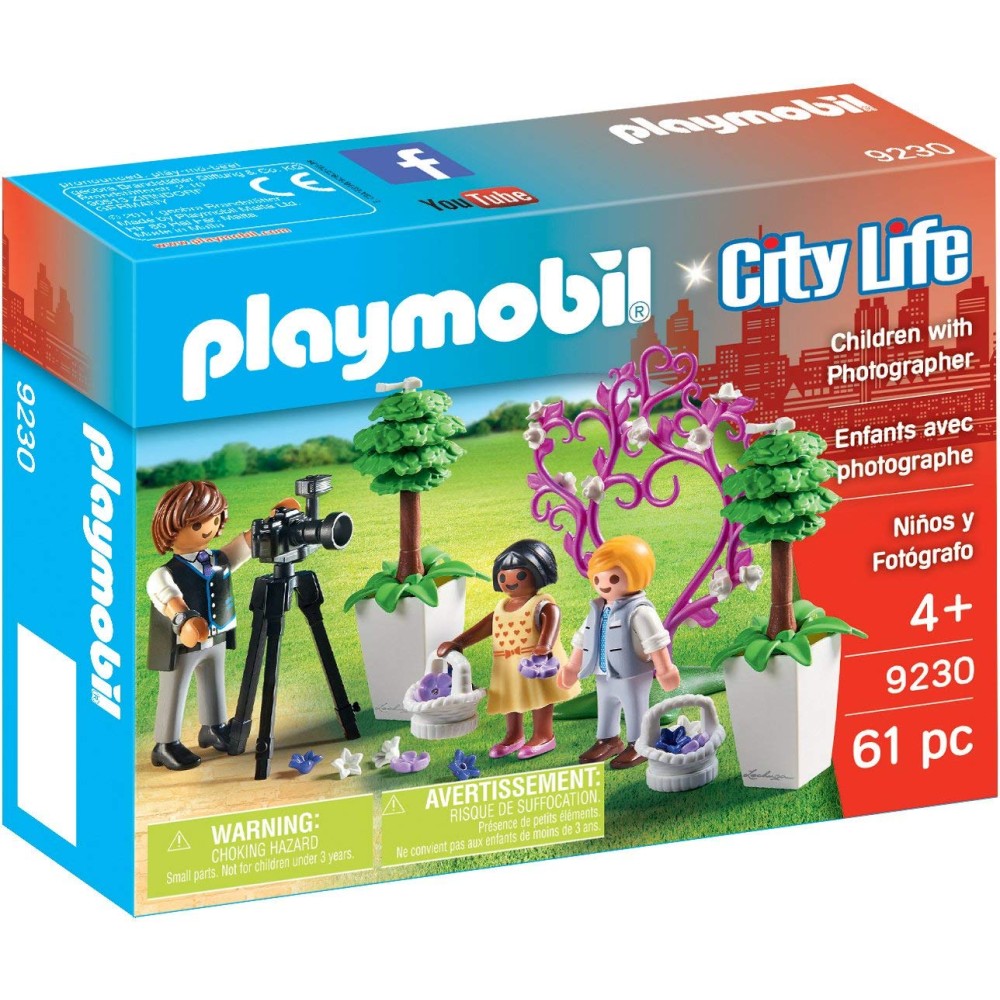 Playmobil 9230 Flower Children and Photographer - City Life