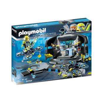 Playmobil 9250 Dr. Drone's Command Base - Top Agents