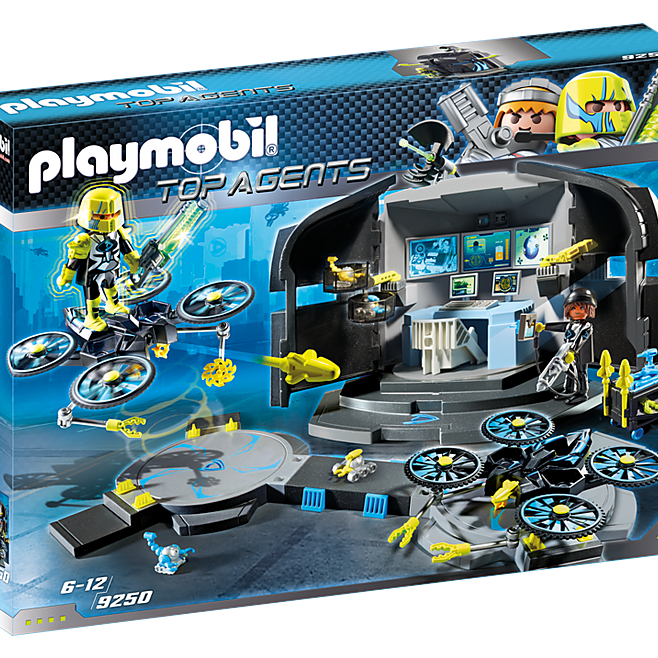 Playmobil 9250 Dr. Drone's Command Base - Top Agents