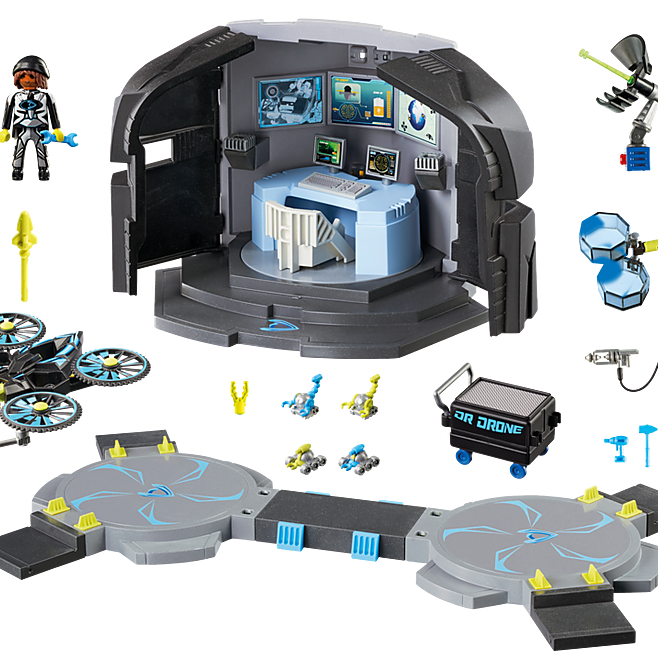 Playmobil 9250 Dr. Drone's Command Base - Top Agents