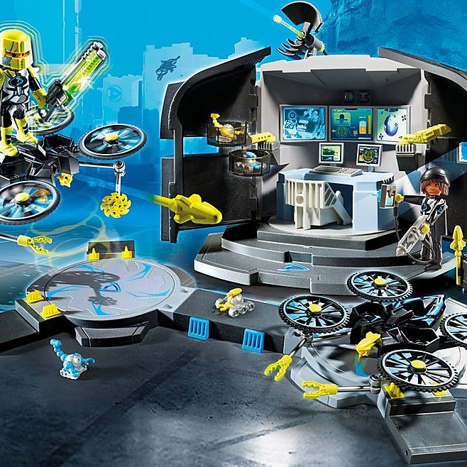 Playmobil 9250 Dr. Drone's Command Base - Top Agents