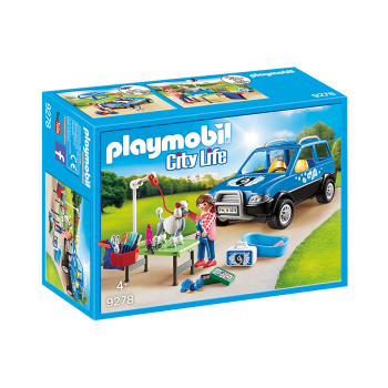 Playmobil 9278 - Mobile Pet Groomer - City Life