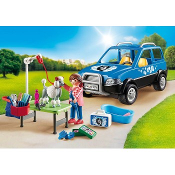 Playmobil 9278 - Mobile Pet Groomer - City Life