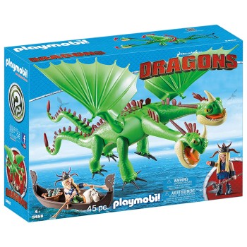 Playmobil 9458 - Ruffnut and Tuffnut Twins with Barf and Belch - Dragons