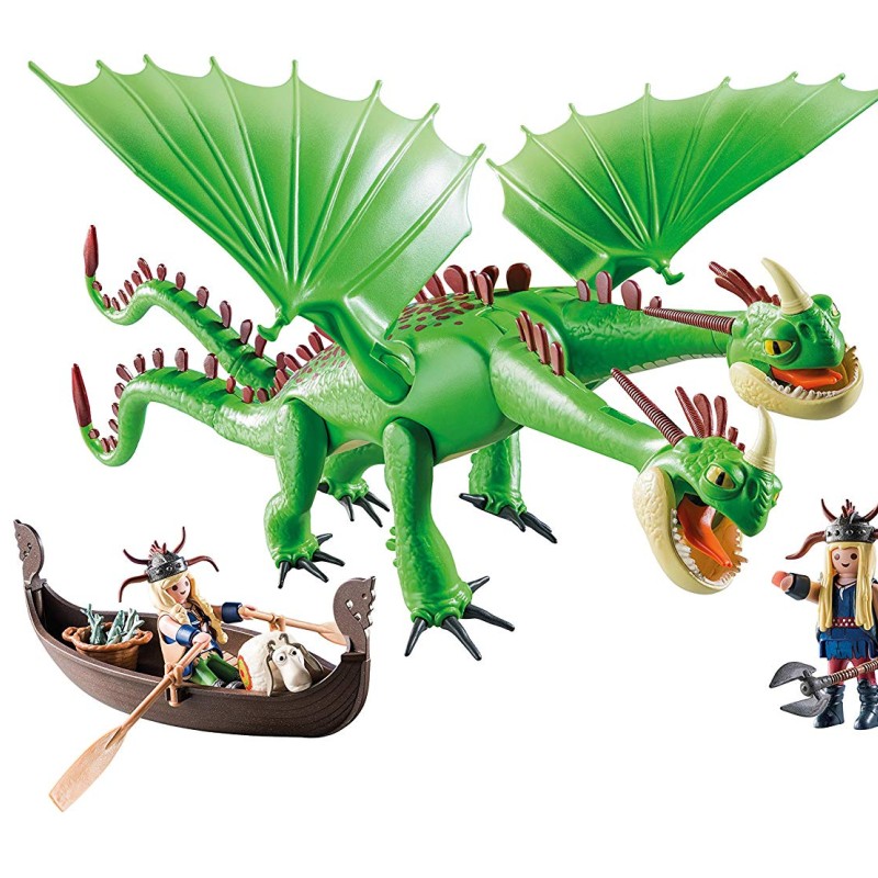 Playmobil 9458 - Ruffnut and Tuffnut Twins with Barf and Belch - Dragons