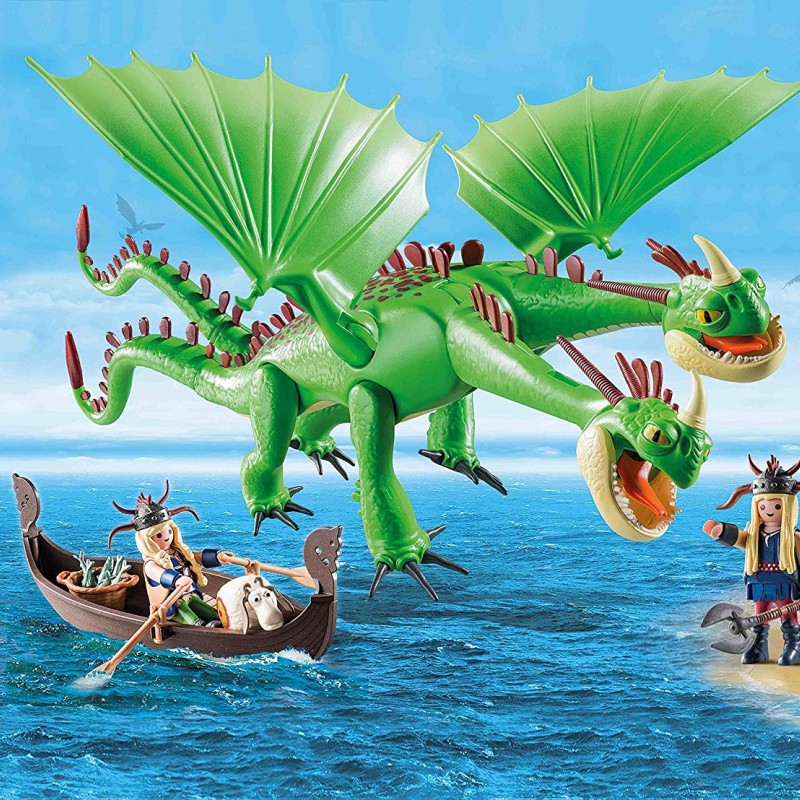 Playmobil 9458 - Ruffnut and Tuffnut Twins with Barf and Belch - Dragons