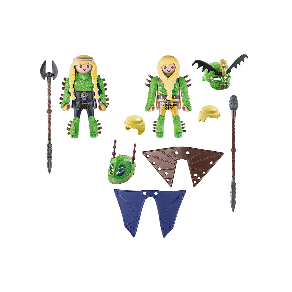 Playmobil 70042 - Raffnut and Taffnut with Flight Suit - Dragons