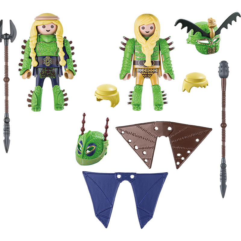 Playmobil 70042 - Raffnut and Taffnut with Flight Suit - Dragons
