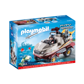 Playmobil 9364 - Amphibious Gangster Truck - City Action