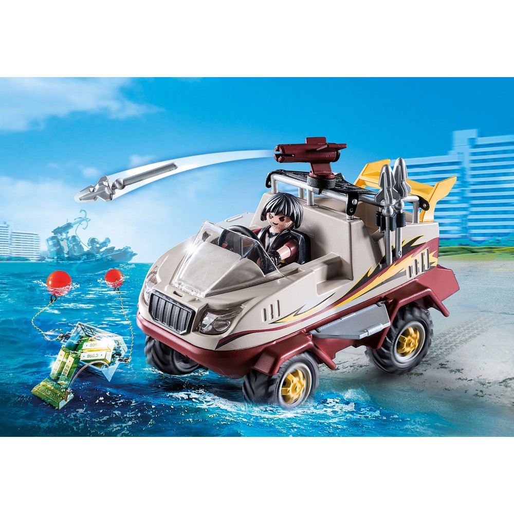 Playmobil 9364 - Amphibious Gangster Truck - City Action
