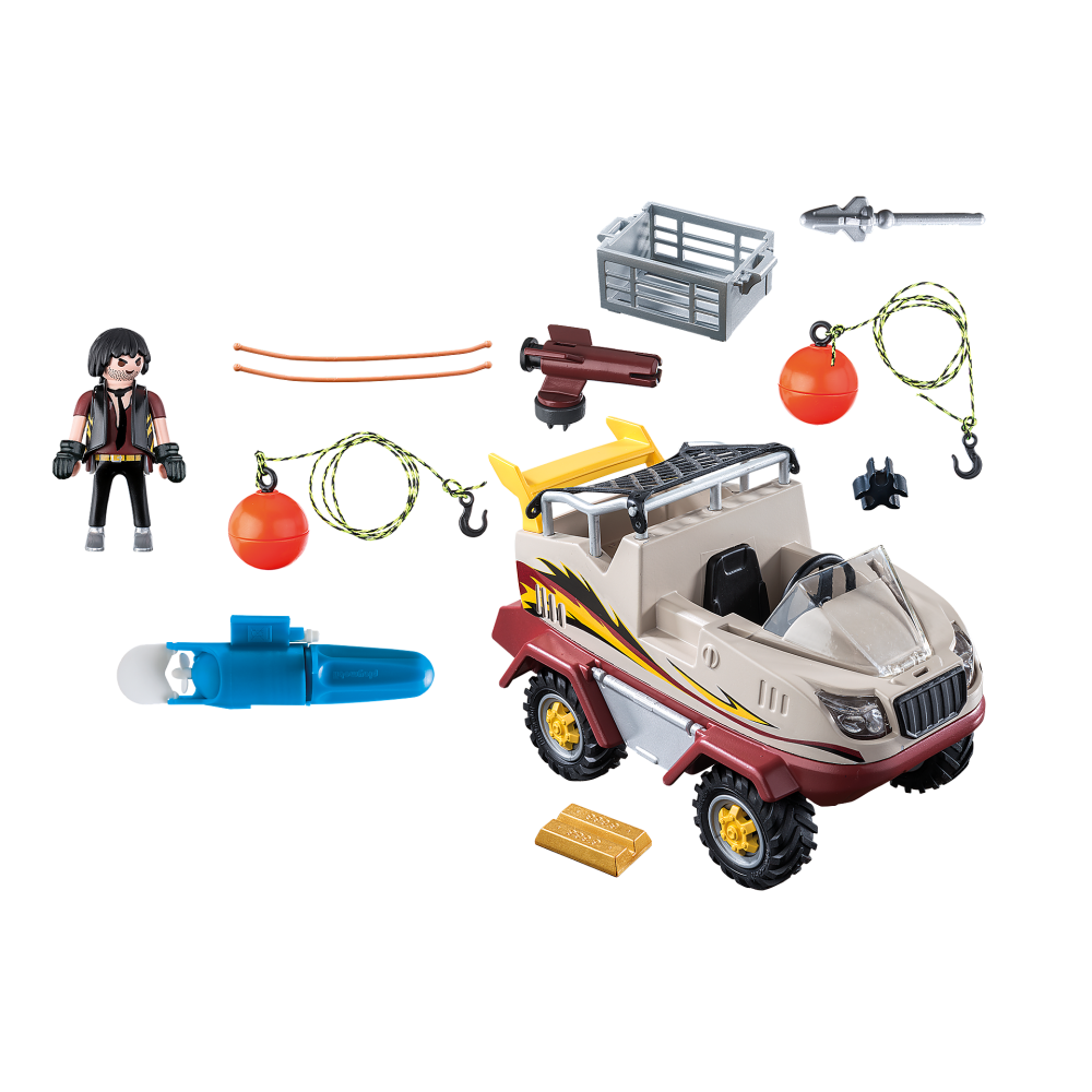 Playmobil 9364 - Amphibious Gangster Truck - City Action