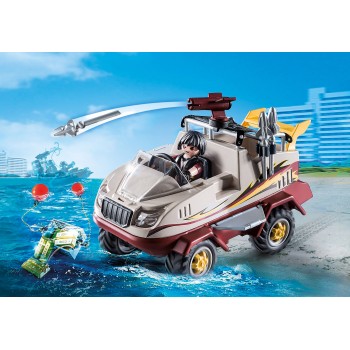Playmobil 9364 - Amphibious Gangster Truck - City Action