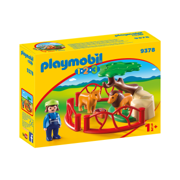 Playmobil 9378 - Lion Enclosure - Playmobil 1.2.3 