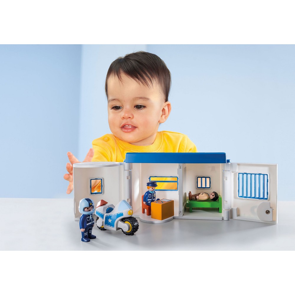 Playmobil 9382 - My Take Along Police Station - Playmobil 1.2.3 
