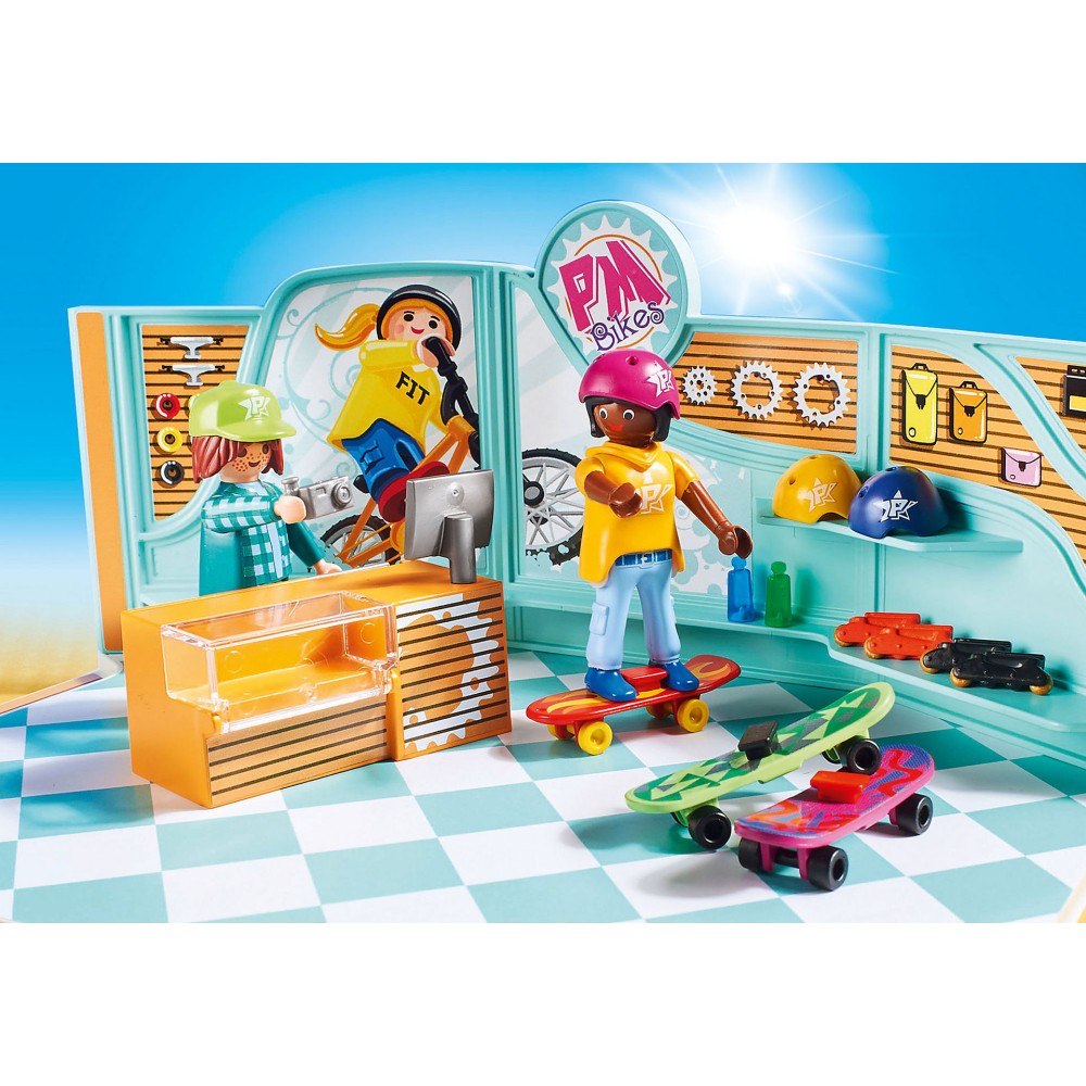 Playmobil 9402 - Bike & Skate Shop - City Life Shopping