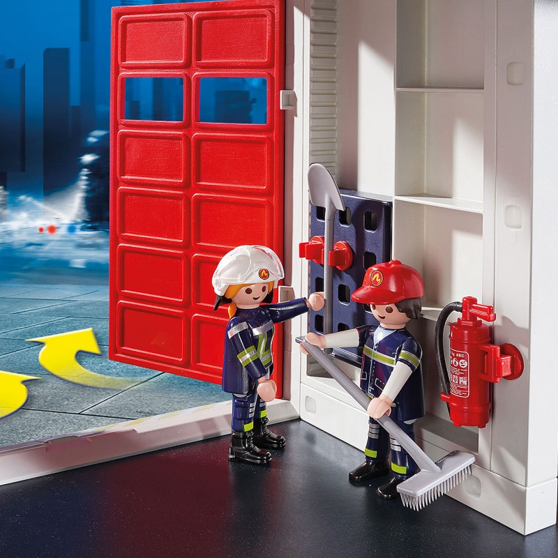 Playmobil 9462 Fire Station with Helicopter City Action