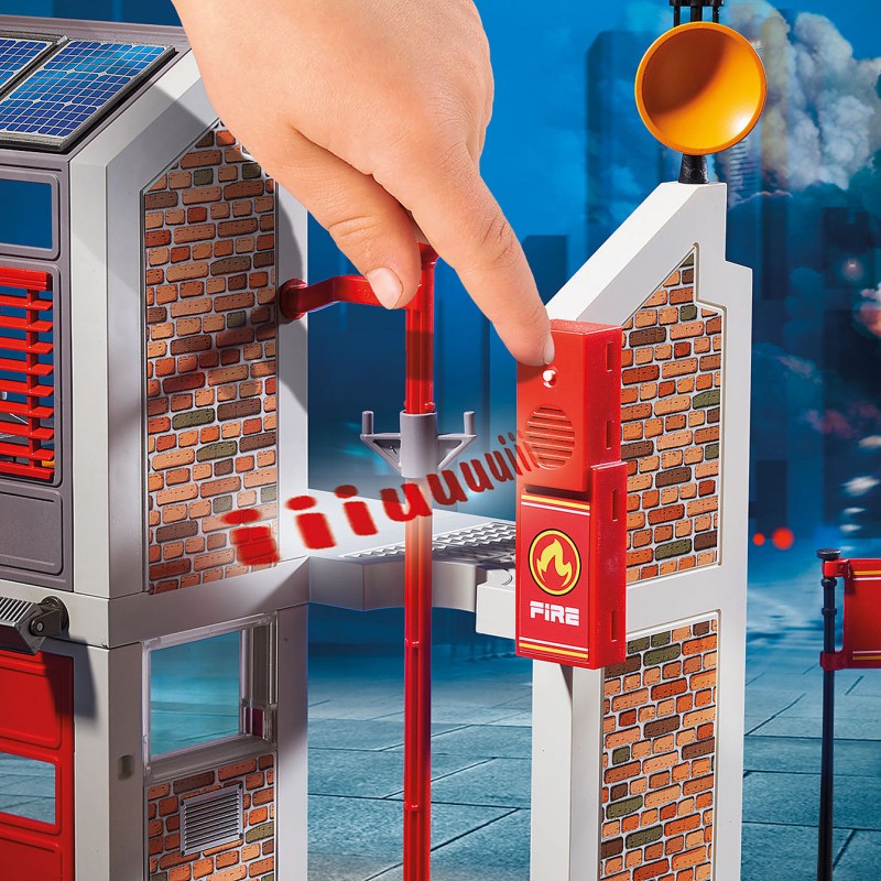 Playmobil 9462 Fire Station with Helicopter City Action