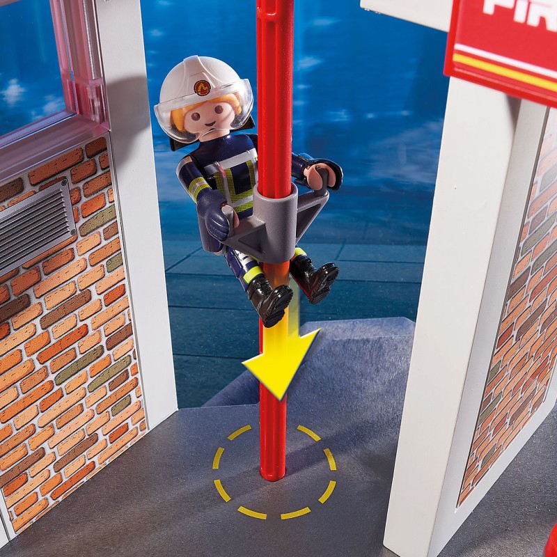 Playmobil 9462 Fire Station with Helicopter City Action